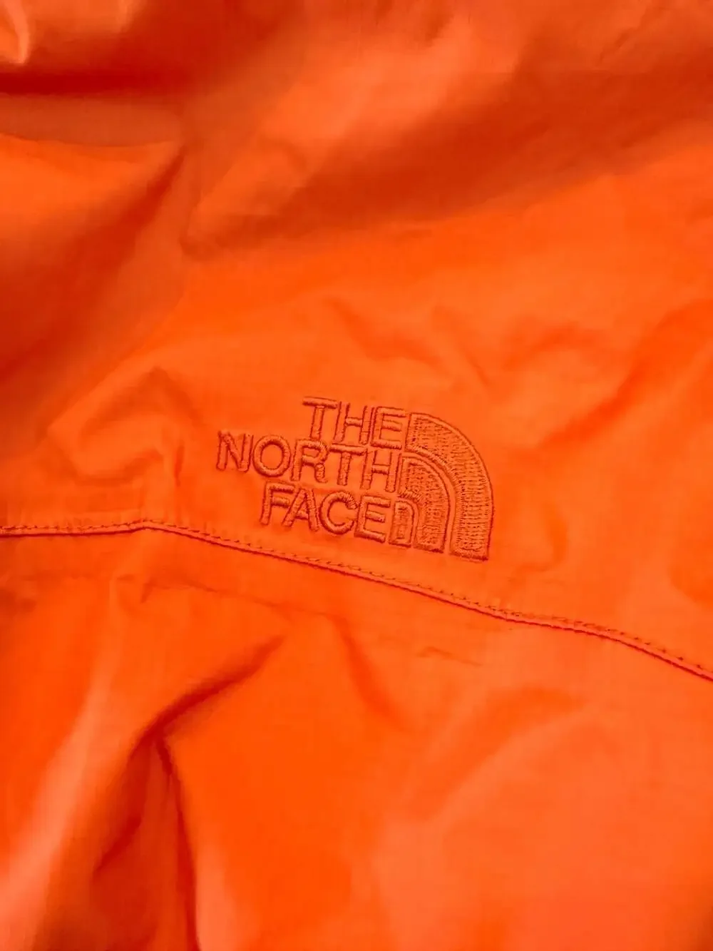 The North Face HyVent Men's Orange Hooded Rain Jacket